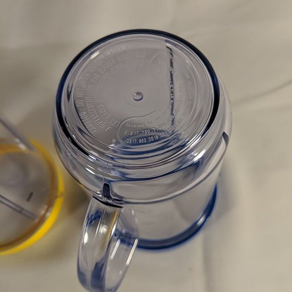 Magic Bullet Blender Replacement Cups w/ Lip Rings Lot of 3 - Picture 9 of 11